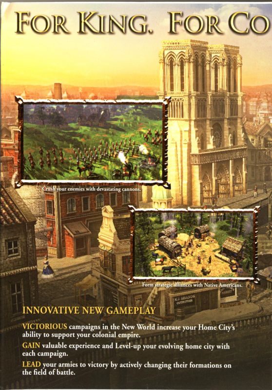 Inside Cover for Age of Empires III (Windows): Left Flap