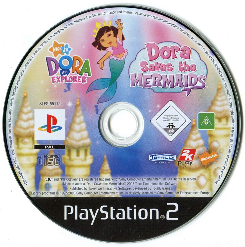 Media for Dora the Explorer: Dora Saves the Mermaids (PlayStation 2)