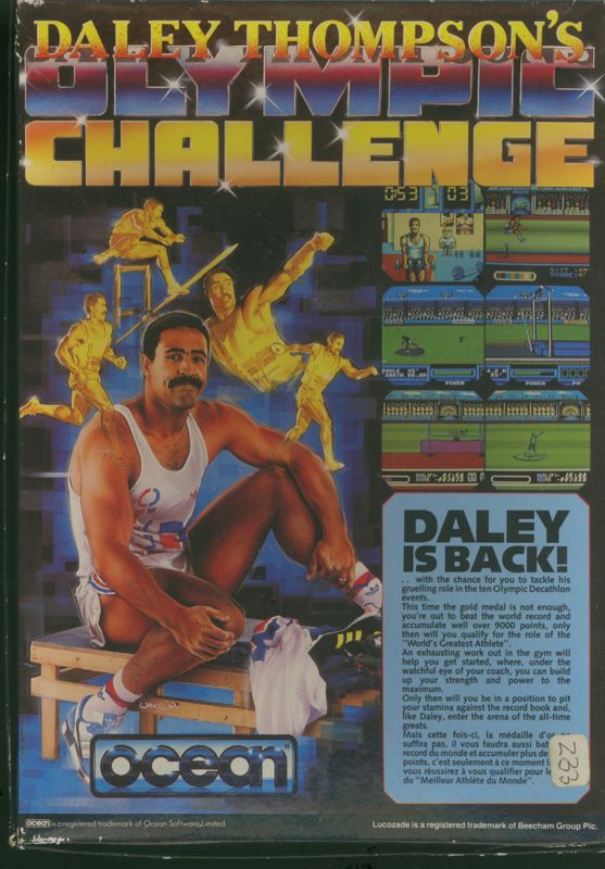 Back Cover for Daley Thompson's Olympic Challenge (ZX Spectrum)