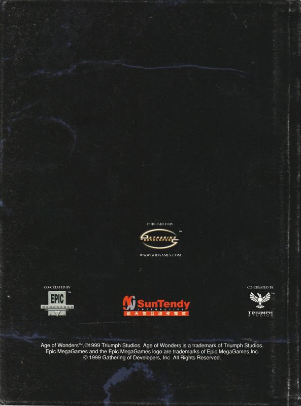 Manual for Age of Wonders (Windows): Back