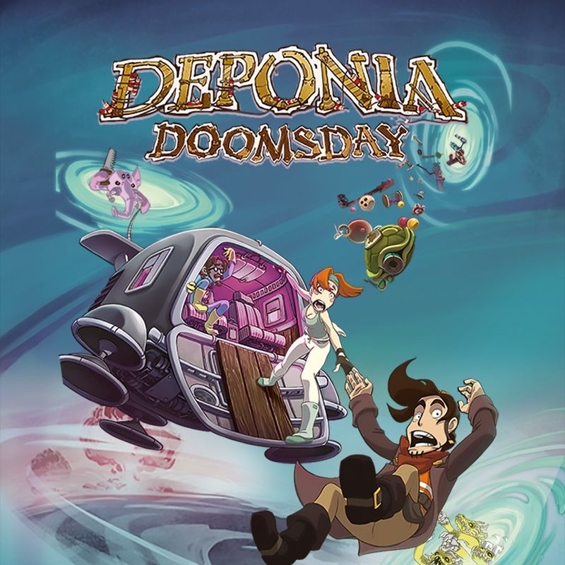 Front Cover for Deponia Doomsday (PlayStation 4) (download release)