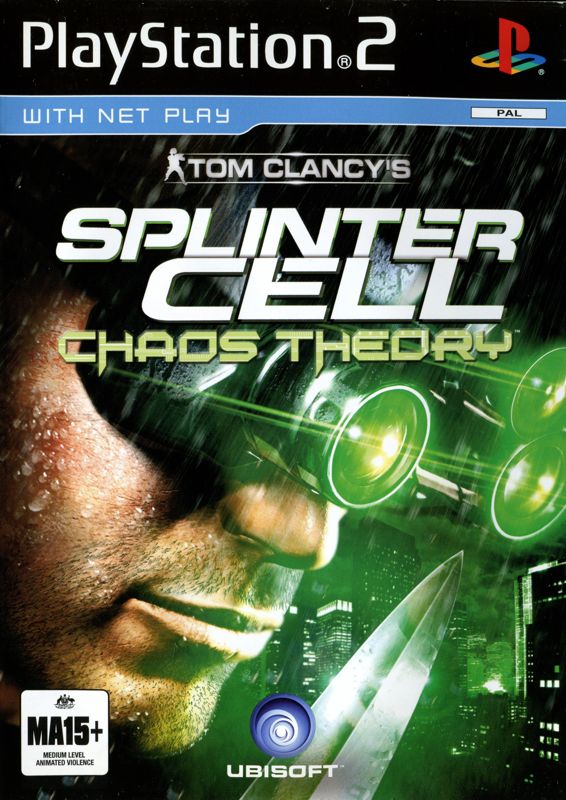 Front Cover for Tom Clancy's Splinter Cell: Chaos Theory (PlayStation 2)