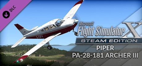 Front Cover for Microsoft Flight Simulator X: Steam Edition - Piper PA-28-181 Archer III (Windows) (Steam release)