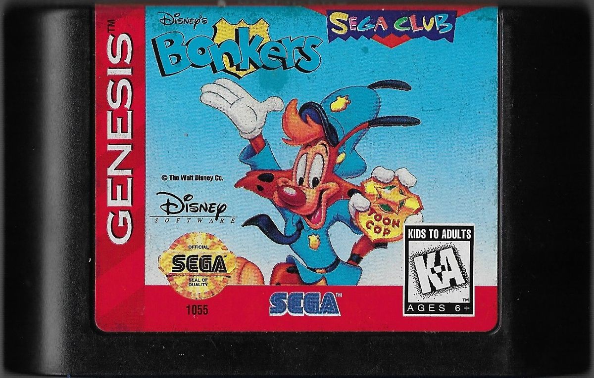 Media for Disney's Bonkers (Genesis)