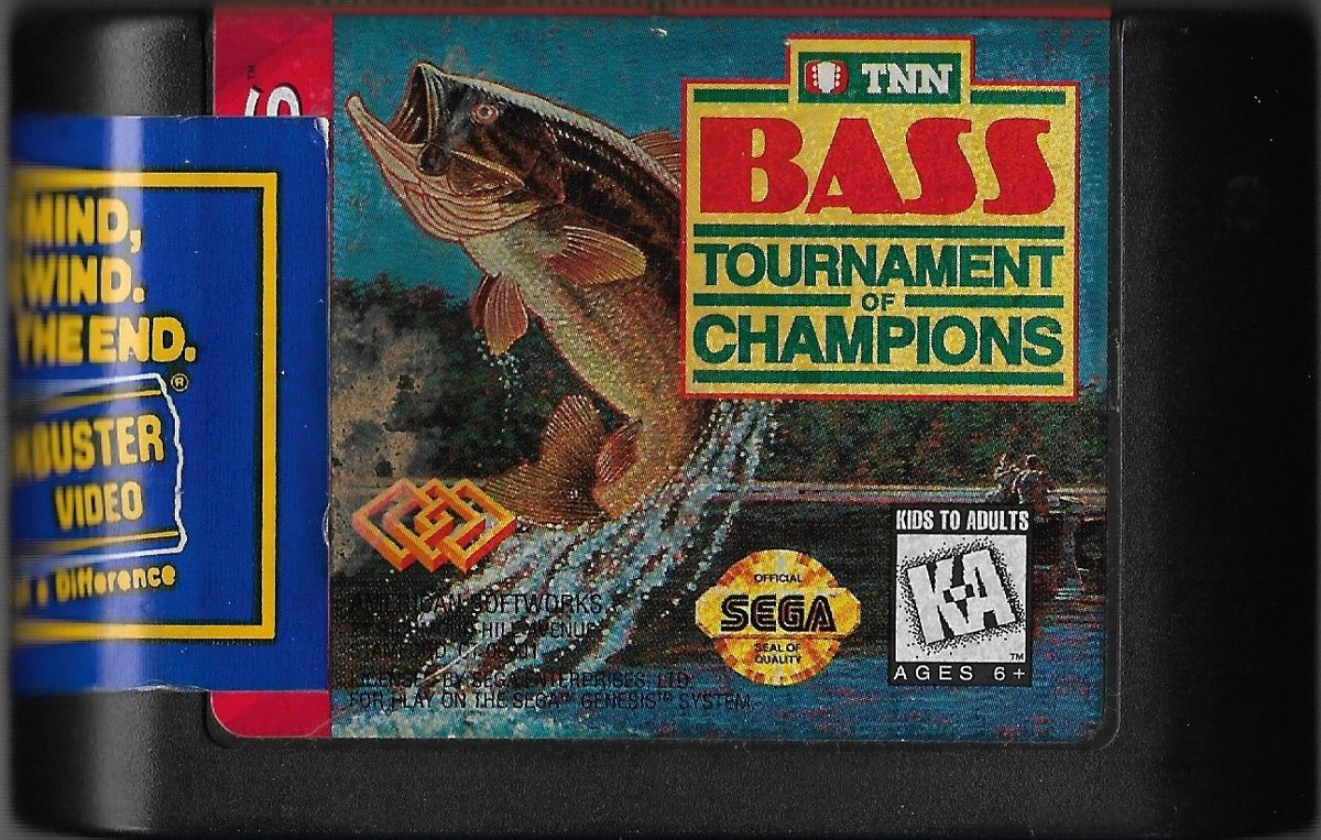 TNN Bass Tournament of Champions cover or packaging material MobyGames