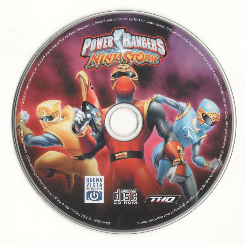 Media for Power Rangers: Ninja Storm (Windows) (Atari Israel release): CD