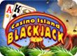 Front Cover for Casino Island Blackjack (Browser) (Pogo.com release)