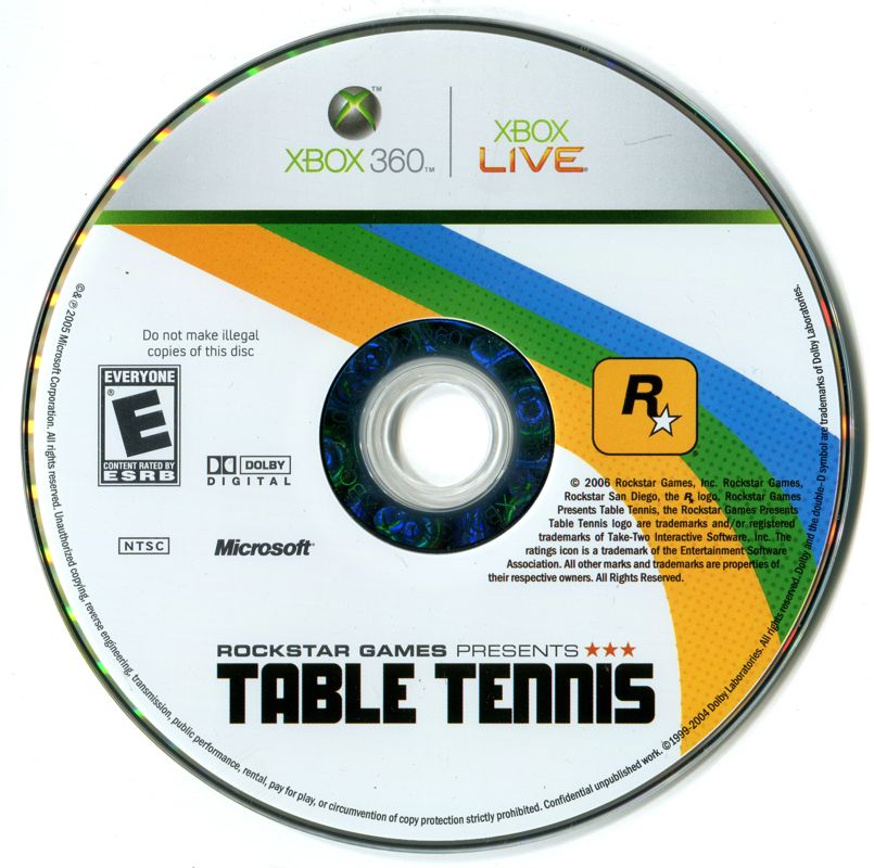 Rockstar presents table tennis