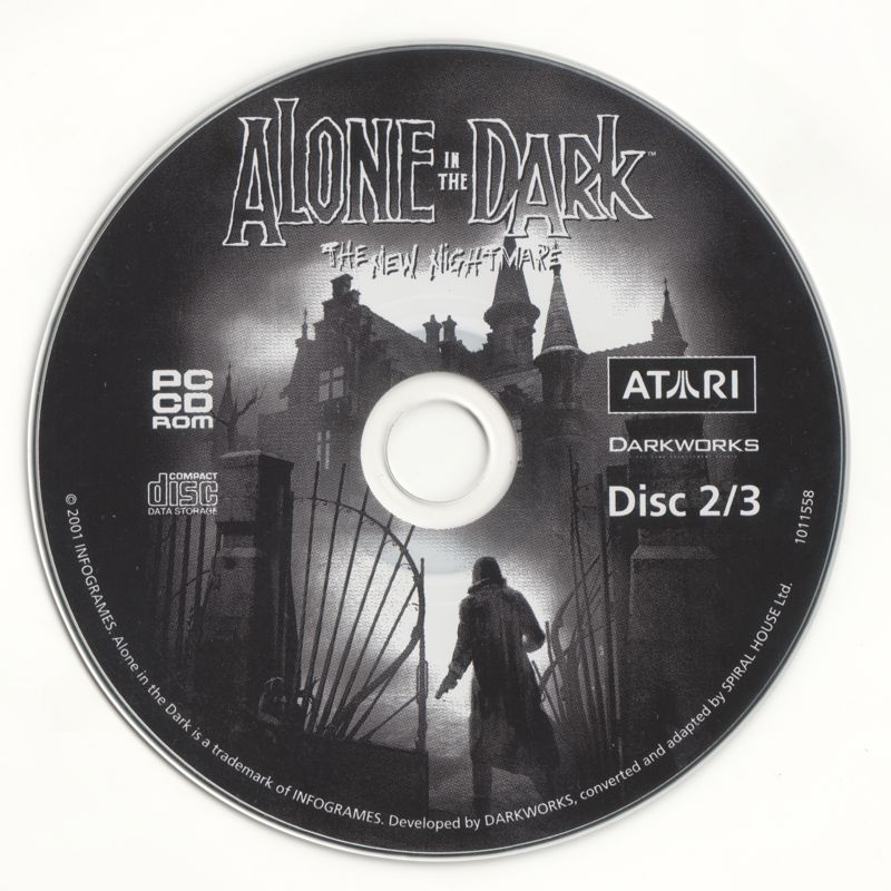 Media for Alone in the Dark: The New Nightmare (Windows) (Best of Infogrames release): CD 2/3