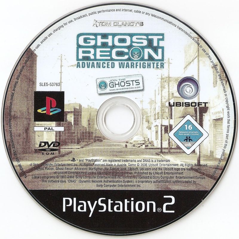 Media for Tom Clancy's Ghost Recon: Advanced Warfighter (PlayStation 2)