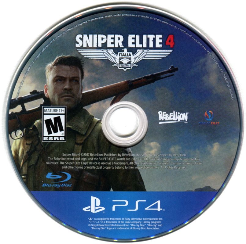 Media for Sniper Elite 4: Italia (PlayStation 4)
