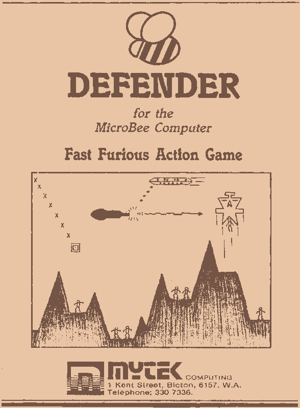 Front Cover for Defender (Microbee)