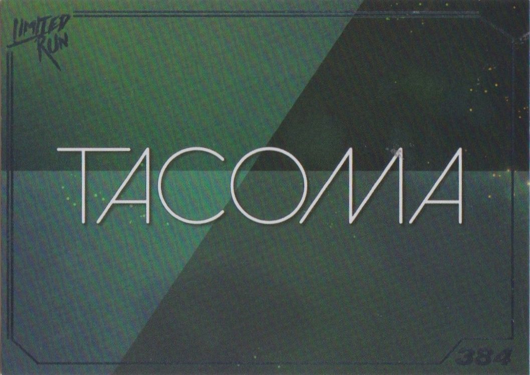 Extras for Tacoma (PlayStation 4) (Limited Run Games release): Art Card - Front