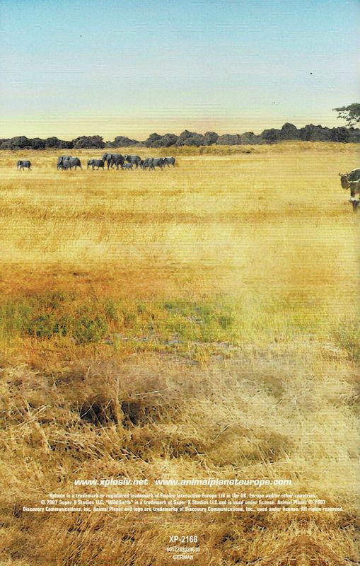 Manual for Safari Photo Africa: Wild Earth (Windows) (Xplosive release (2007)): Back