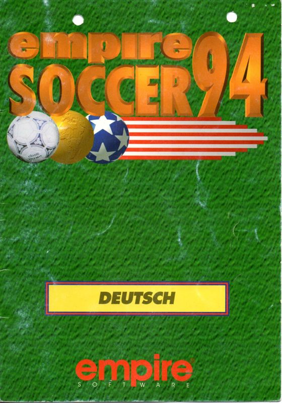 Extras for Empire Soccer 94 (DOS): Copy Protection Front