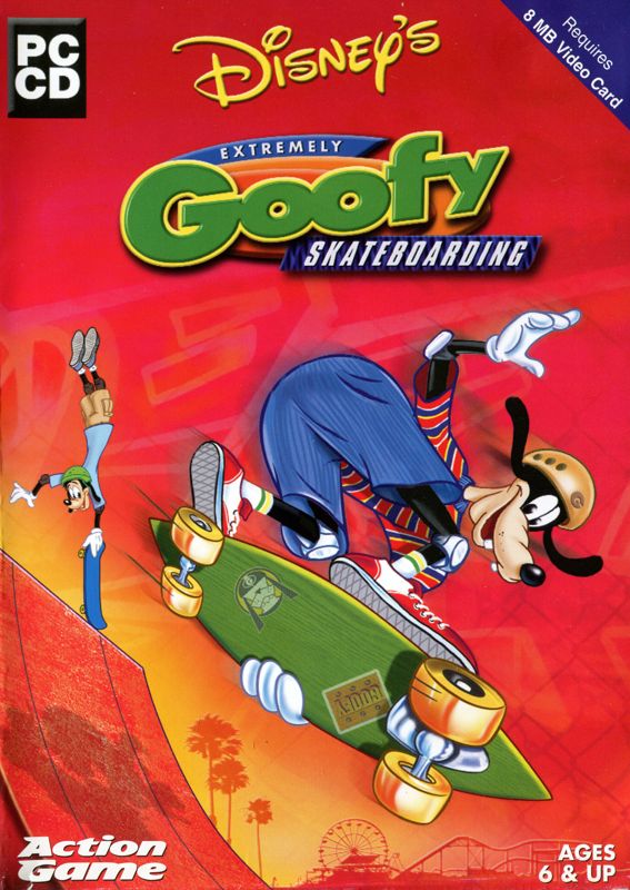 Disney's Extremely Goofy Skateboarding cover or packaging material ...