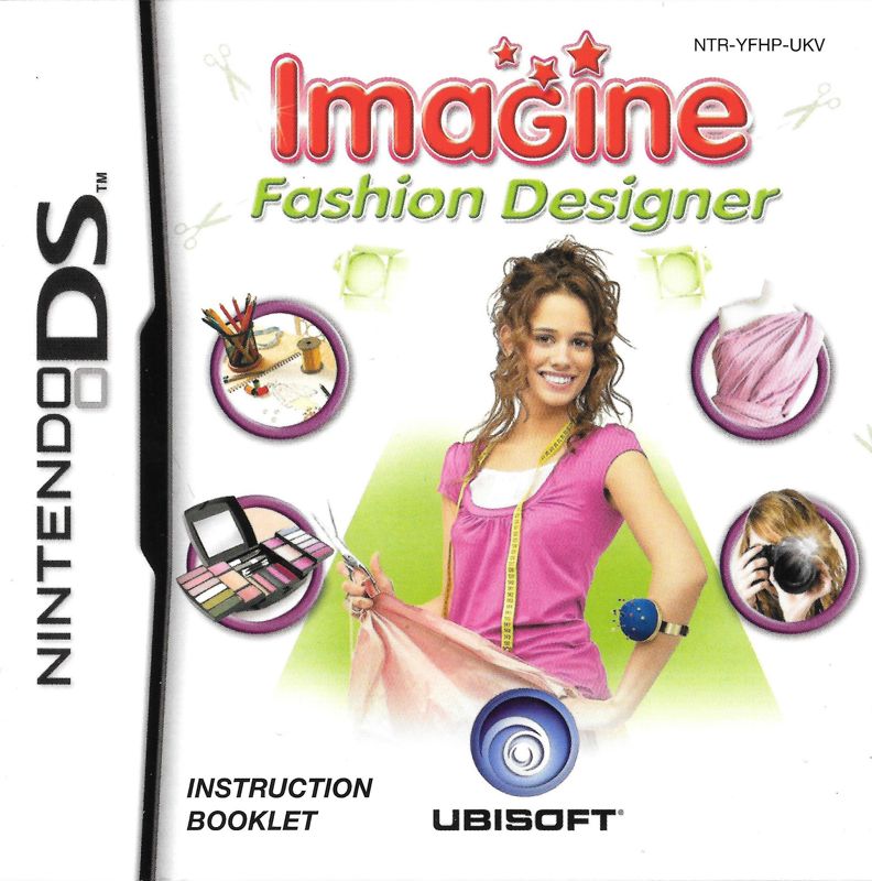 Manual for Imagine: Fashion Designer (Nintendo DS): Front
