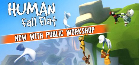 Front Cover for Human: Fall Flat (Linux and Macintosh and Windows) (Steam release): Now With Public Workshop