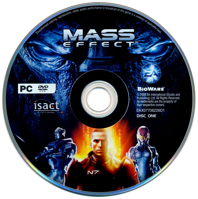 Media for Mass Effect (Windows): Disc 1