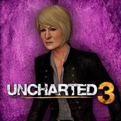 Front Cover for Uncharted 3: Drake's Deception - Katherine Marlowe Skin (PlayStation 3) (download release)
