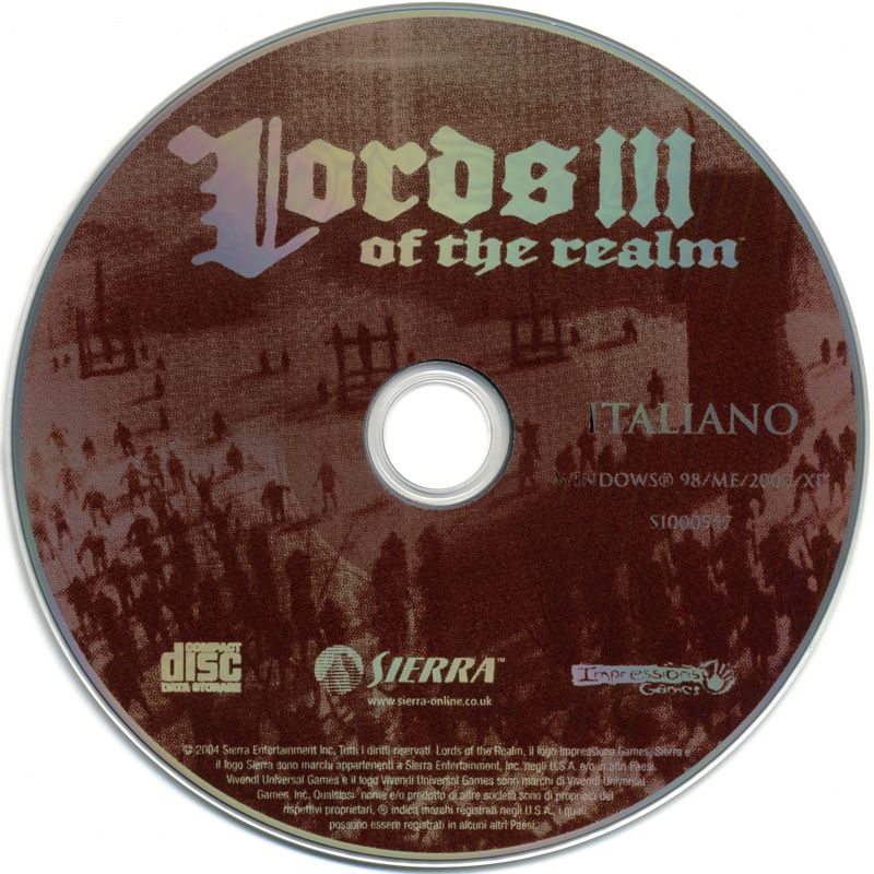 Media for Lords of the Realm III (Windows)