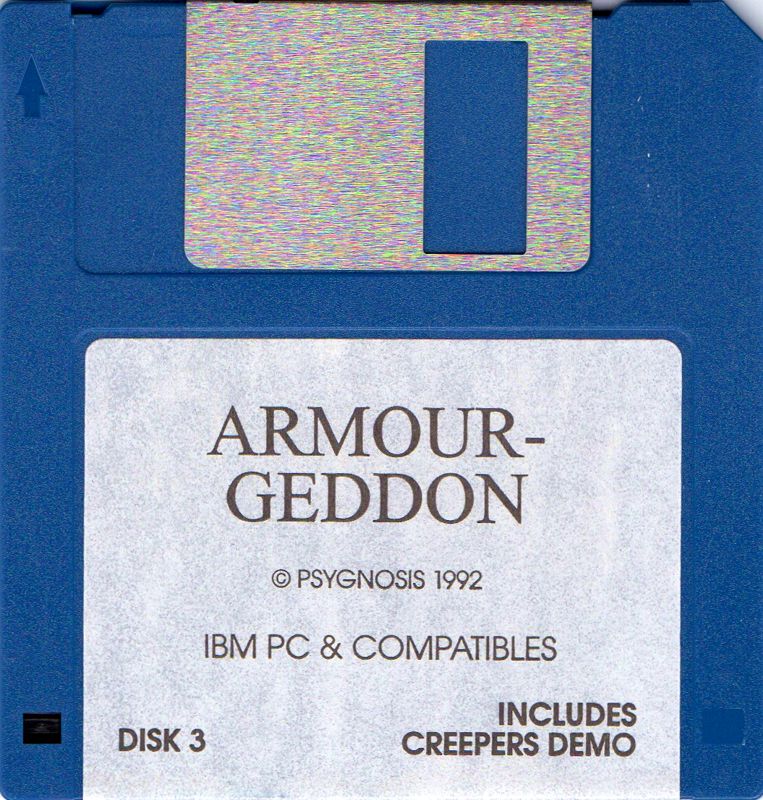 Media for Armour-Geddon (DOS) (3.5" Disk Version): Disk 3