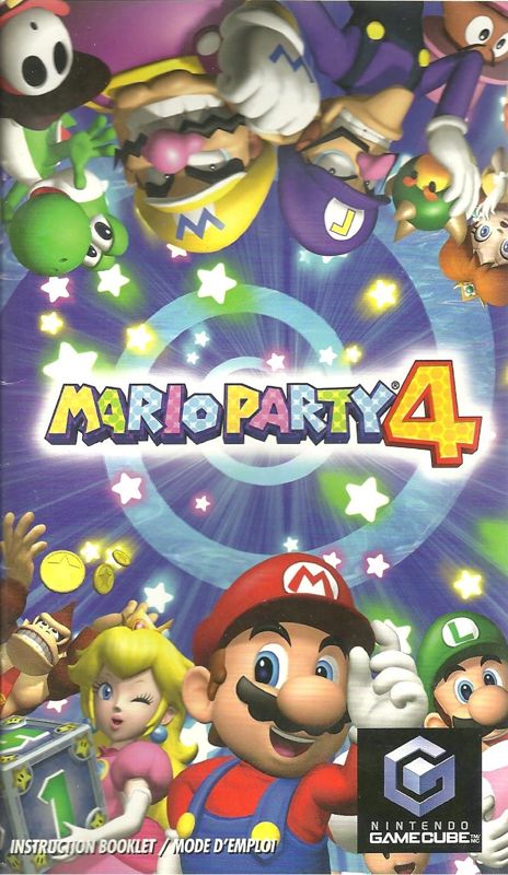 Manual for Mario Party 4 (GameCube): Front