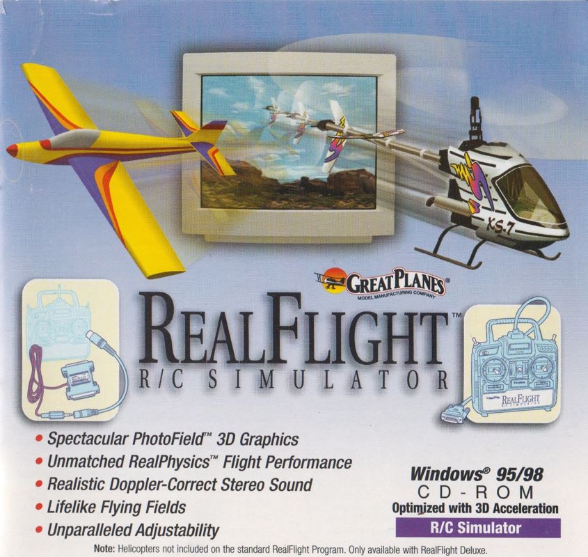 Other for Real Flight R/C Simulator Deluxe (Windows) (Version 1-20-71/111): Jewel Case - Front