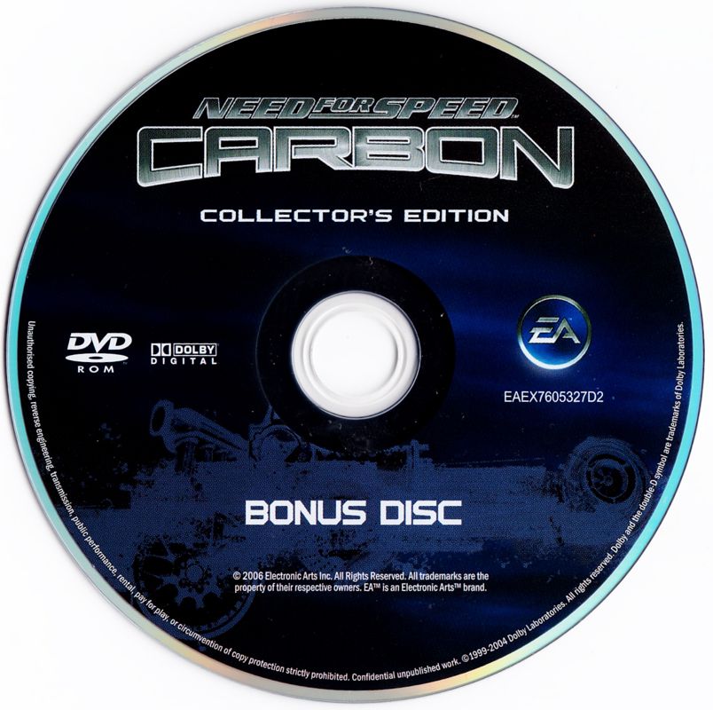 Extras for Need for Speed: Carbon (Collector's Edition) (Xbox 360): Bonus Disc