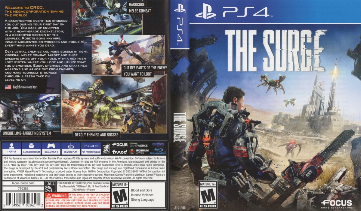 Full Cover for The Surge (PlayStation 4)