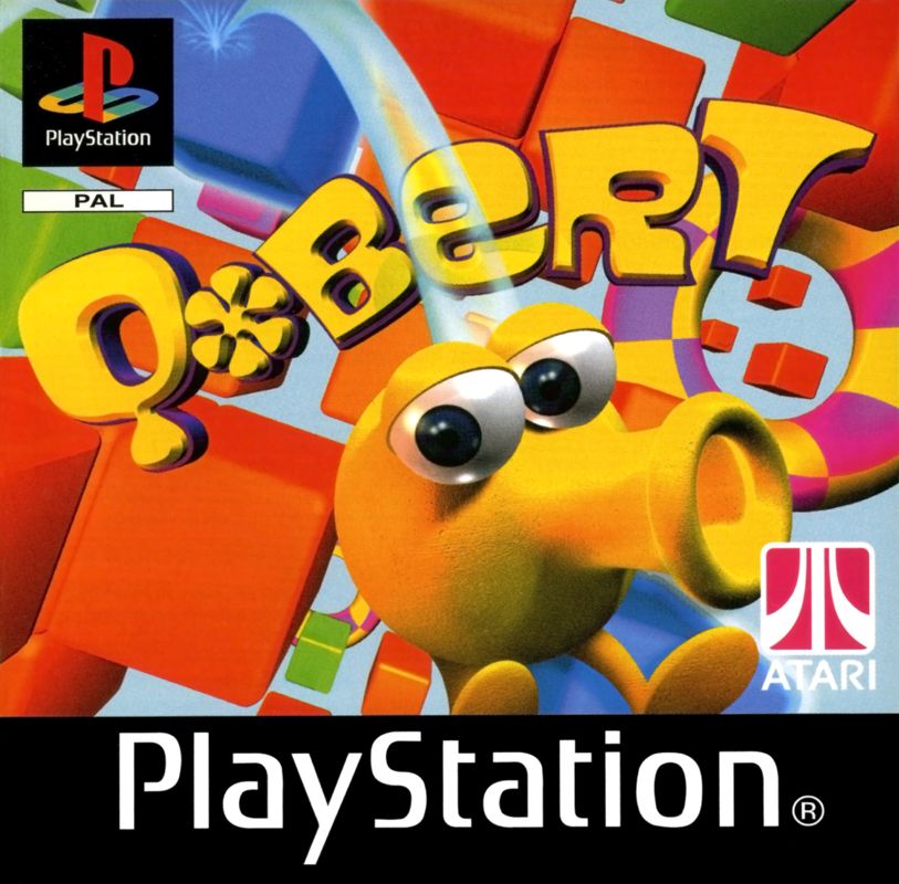 Manual for Q*bert (PlayStation): Front