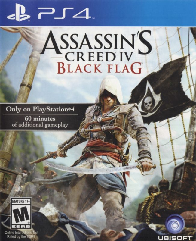 Front Cover for Assassin's Creed IV: Black Flag (PlayStation 4)