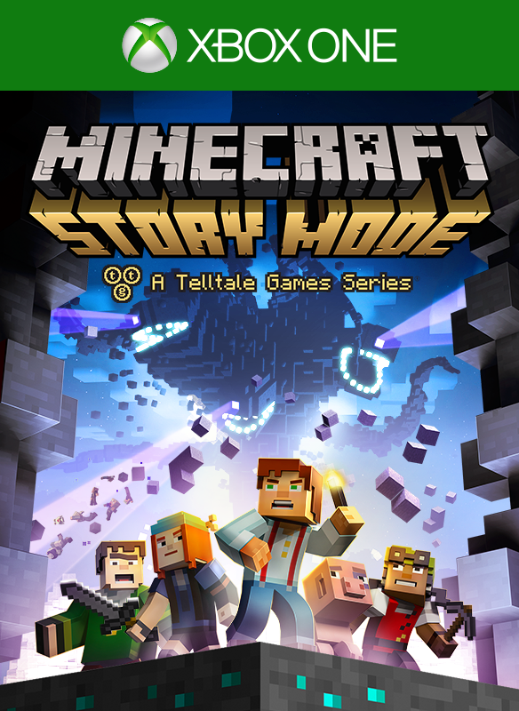 Front Cover for Minecraft: Story Mode - Episode 1: The Order of the Stone (Xbox One) (Download release)