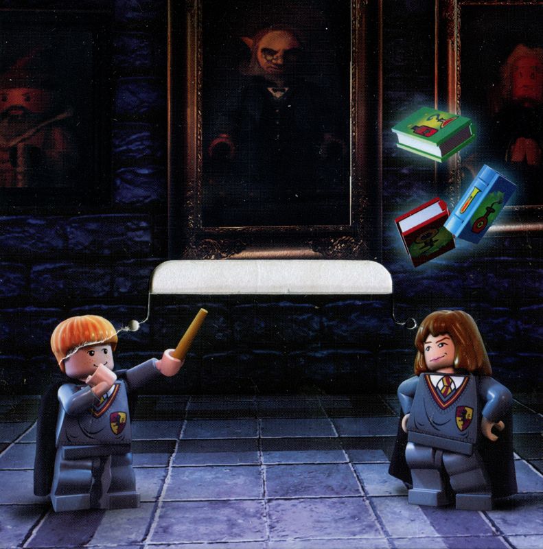 Inside Cover for LEGO Harry Potter: Years 1-4 (Nintendo DS): Left
