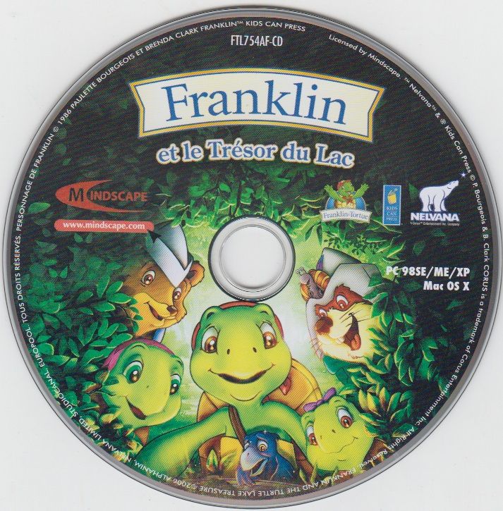 Media for Franklin et le Trésor du Lac (Macintosh and Windows)