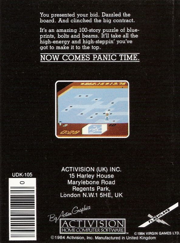 Back Cover for Rock n' Bolt (Commodore 64)
