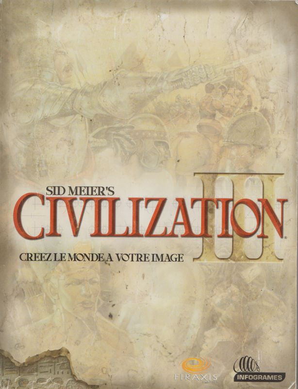 Manual for Sid Meier's Civilization III (Windows): 238-page Manual - Front