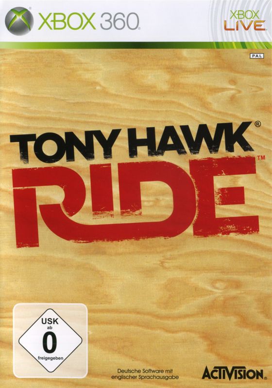 Other for Tony Hawk: Ride (Xbox 360) (Bundled with skateboard controller): Keep Case - Front