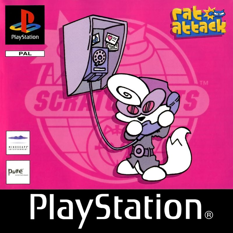 Manual for Rat Attack! (PlayStation): Front