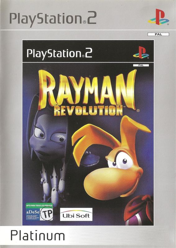 Front Cover for Rayman 2: The Great Escape (PlayStation 2) (Platinum release)