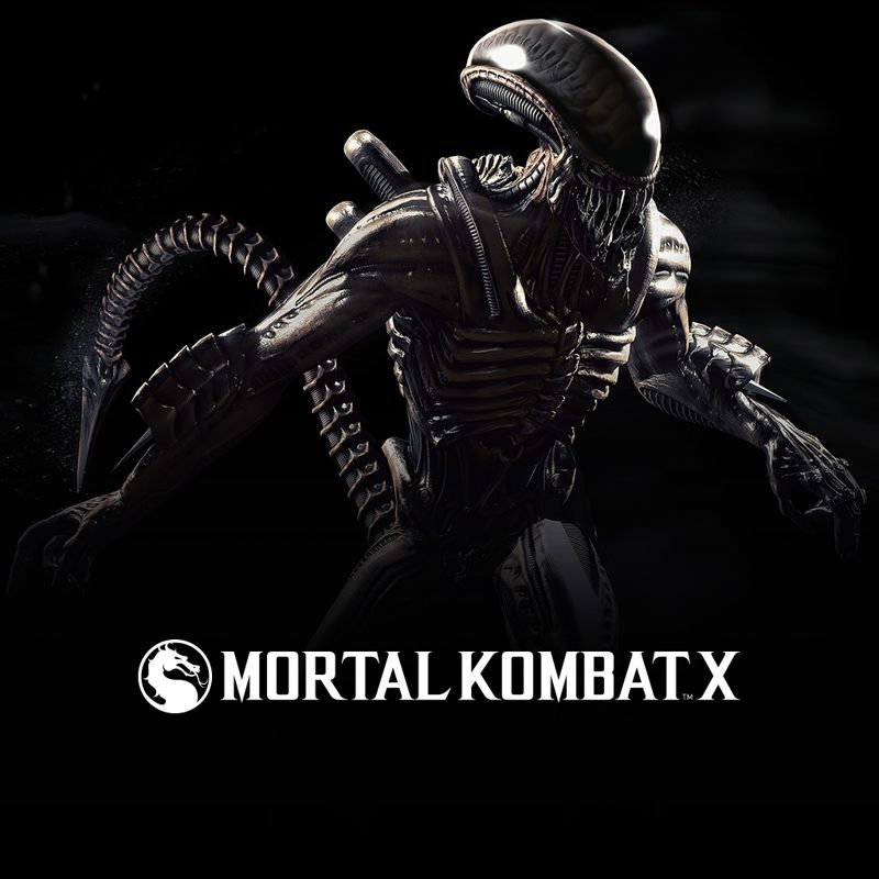 Front Cover for Mortal Kombat X: Alien (PlayStation 4) (download release)