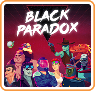 Front Cover for Black Paradox (Nintendo Switch) (download release): 1st version