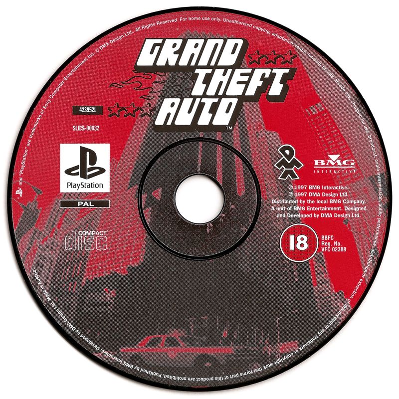 Media for Grand Theft Auto (PlayStation)
