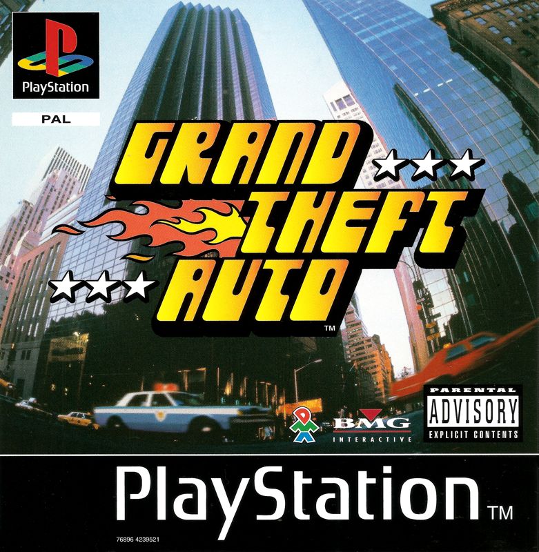 Front Cover for Grand Theft Auto (PlayStation)