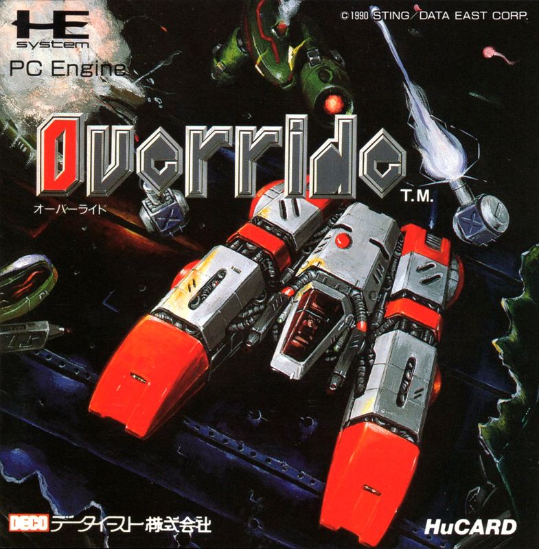 Front Cover for Override (TurboGrafx-16)