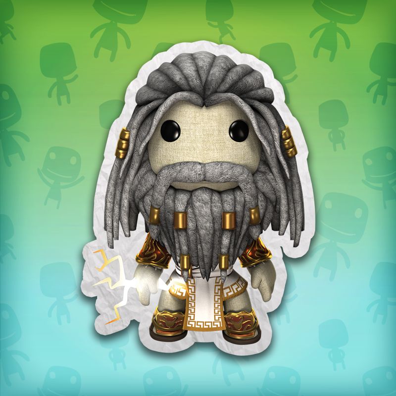 Front Cover for LittleBigPlanet 3: God of War III - Zeus Costume (PlayStation 3 and PlayStation 4) (download release)