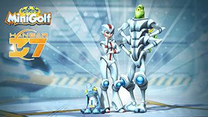 Front Cover for Infinite Minigolf: Hangar 37 (Nintendo Switch) (download release)