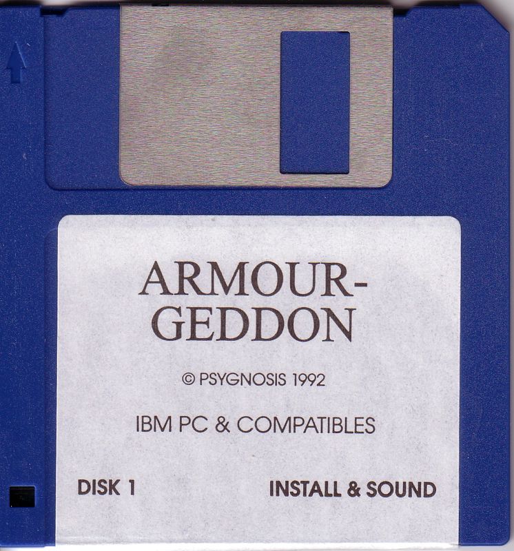 Media for Armour-Geddon (DOS) (3.5" Disk Version): Disk 1