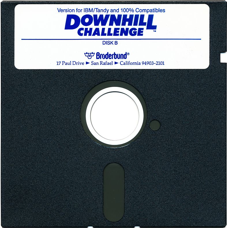 Media for Downhill Challenge (DOS): 5.25" Floppy Disk B