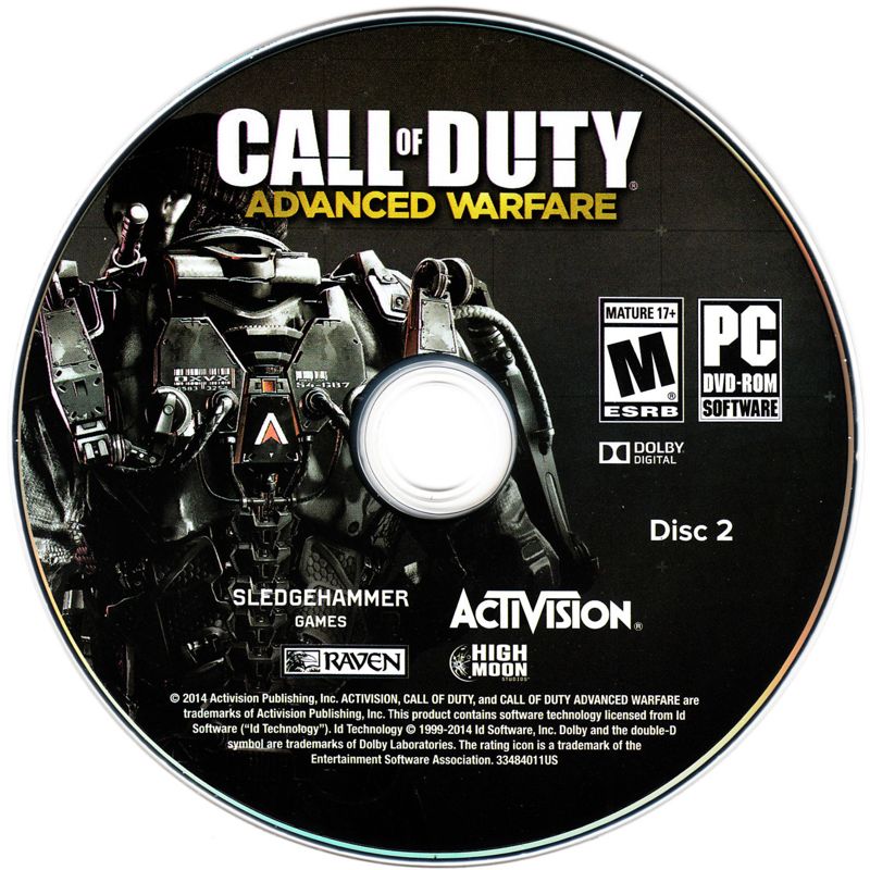 Media for Call of Duty: Advanced Warfare (Windows): Disc 2